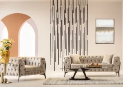 Acrylbild Abstract Fields 90x120cm