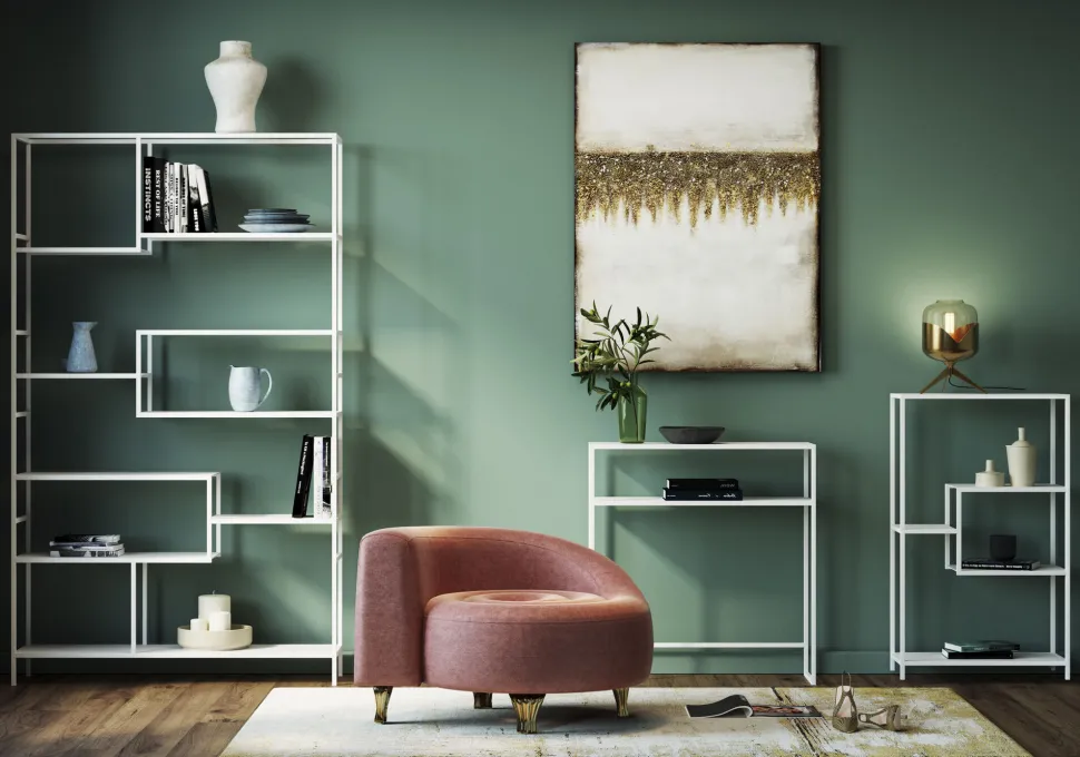 Acrylbild Abstract Fields 90x120cm