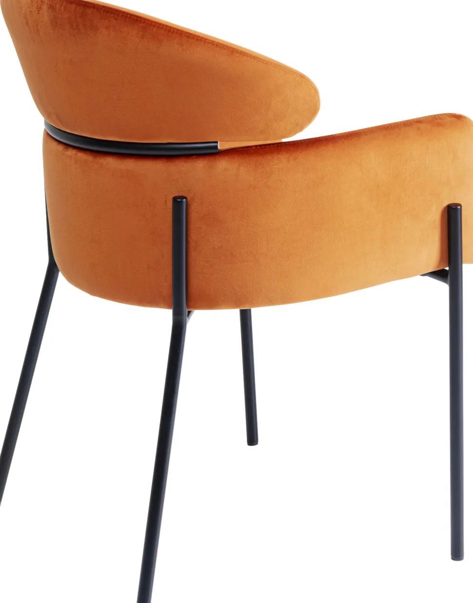 Armlehnstuhl Alexia Velvet Orange
