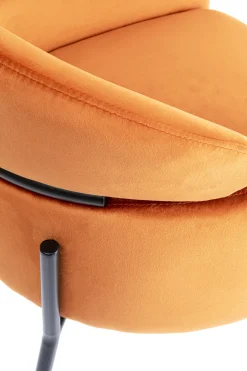 Armlehnstuhl Alexia Velvet Orange