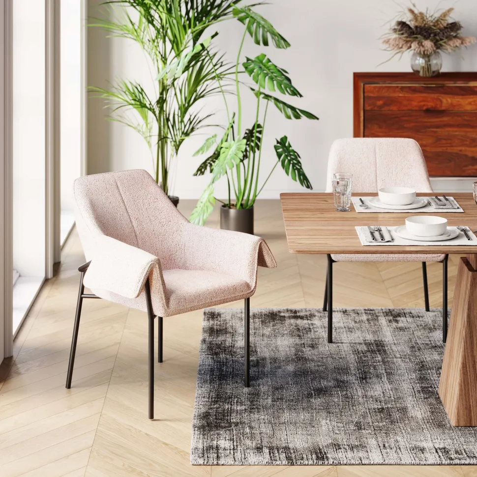 Armlehnstuhl Bess Beige Flitter