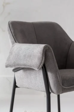 Armlehnstuhl Bess Grau