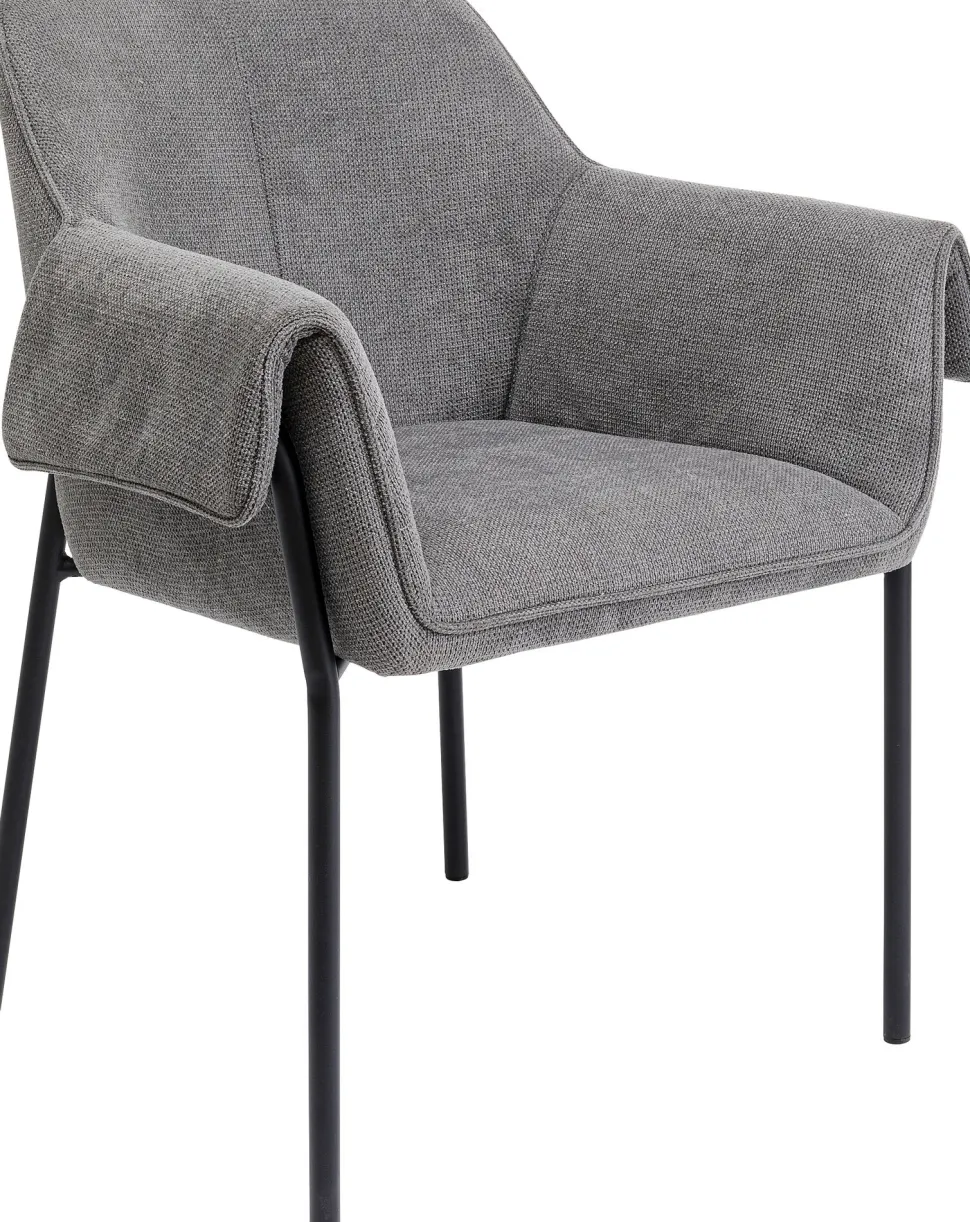 Armlehnstuhl Bess Grau