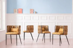 Armlehnstuhl Cheerio Gelb inkl. Kissen