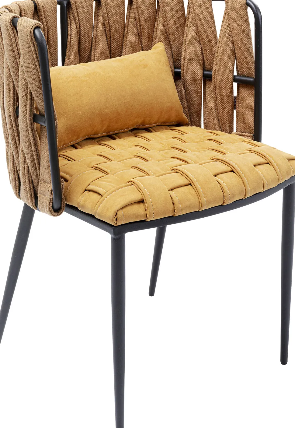 Armlehnstuhl Cheerio Gelb inkl. Kissen