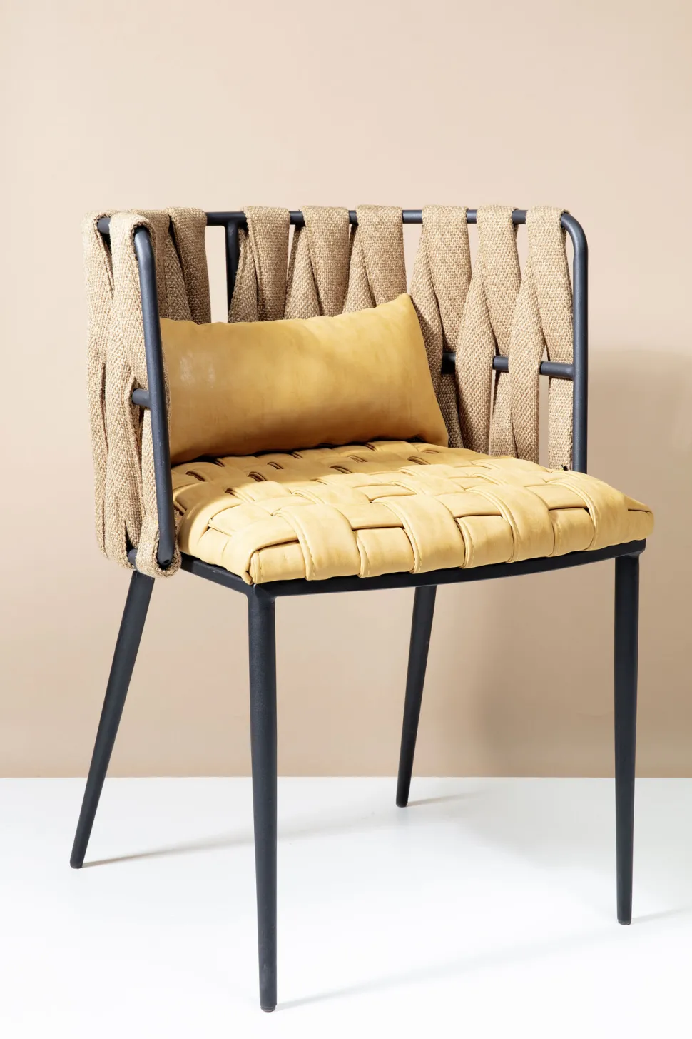 Armlehnstuhl Cheerio Gelb inkl. Kissen