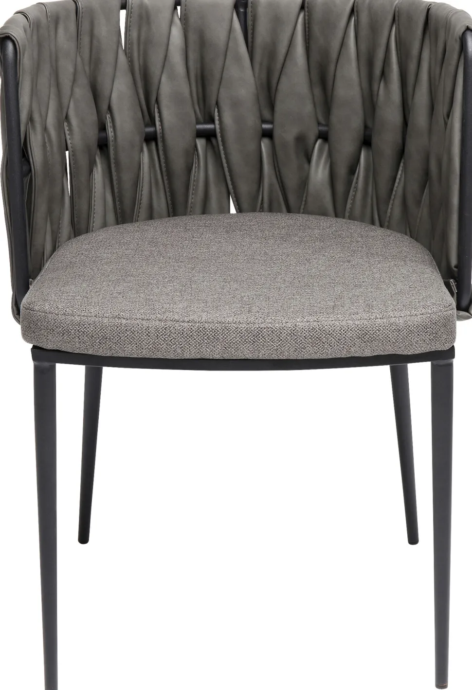 Armlehnstuhl Cheerio Grau inkl. Kissen