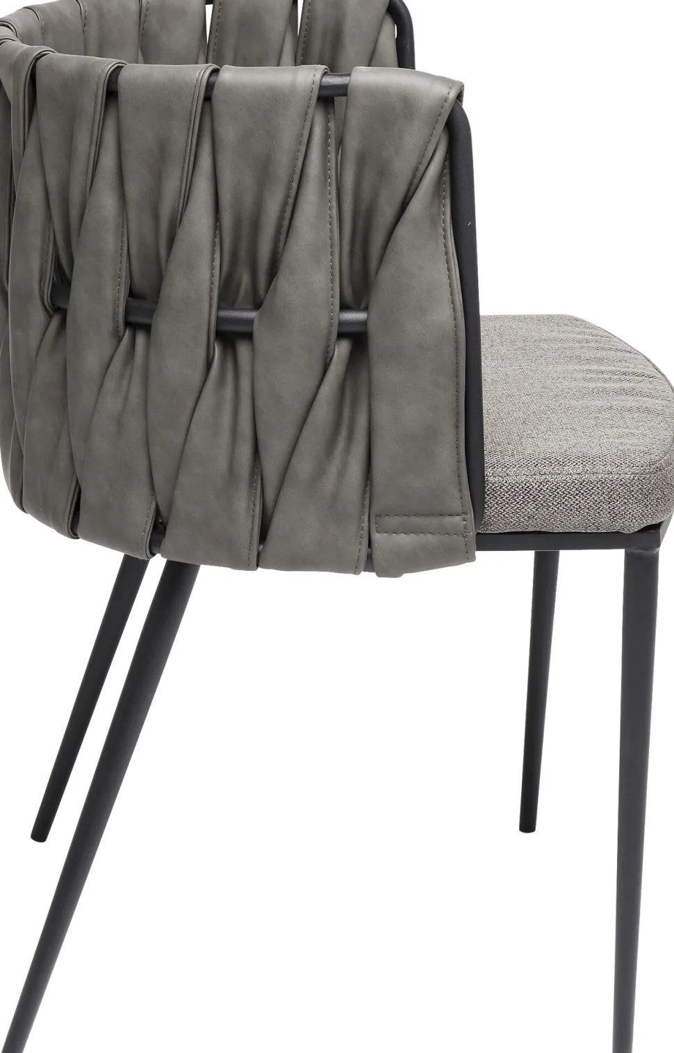 Armlehnstuhl Cheerio Grau inkl. Kissen