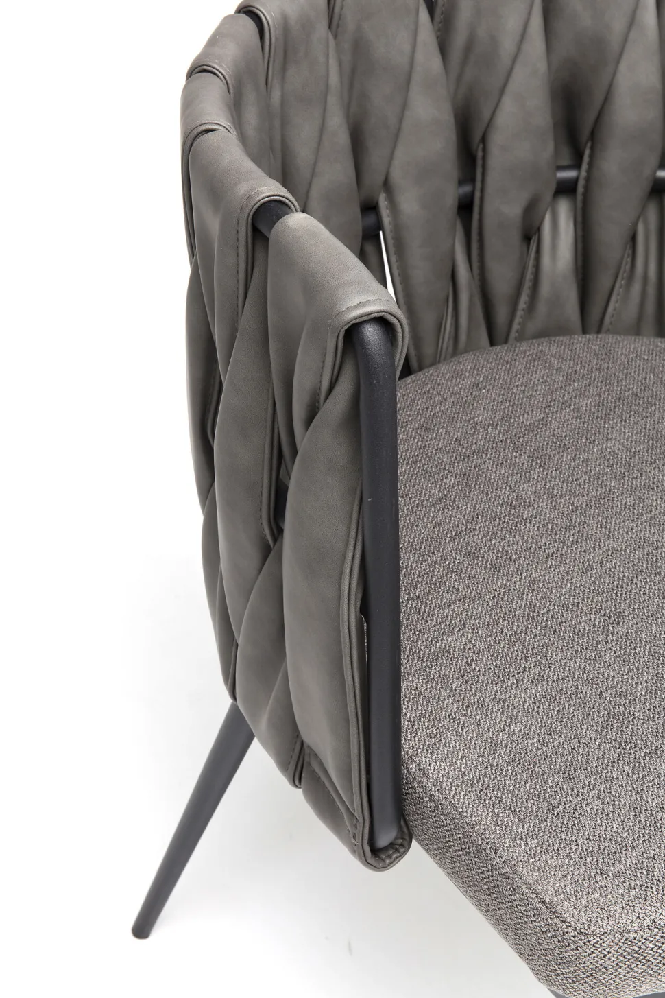 Armlehnstuhl Cheerio Grau inkl. Kissen