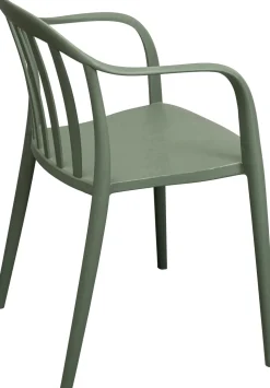 Armlehnstuhl Flores Graugrün