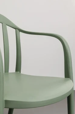 Armlehnstuhl Flores Graugrün