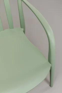 Armlehnstuhl Flores Graugrün