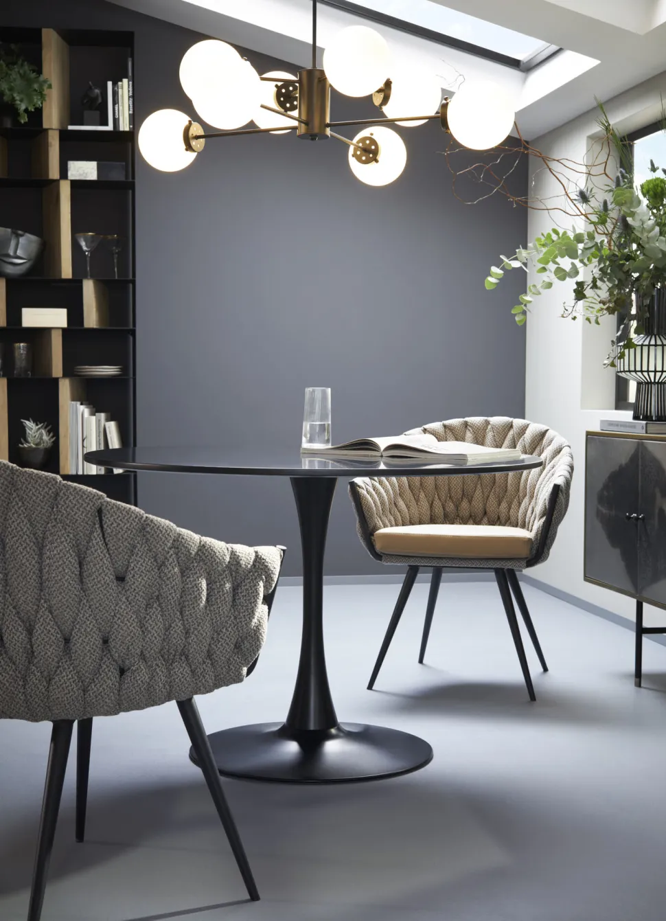 Armlehnstuhl Knot Tweed