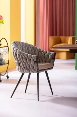 Armlehnstuhl Knot Tweed