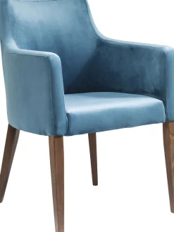 Armlehnstuhl Mode Velvet Petrol
