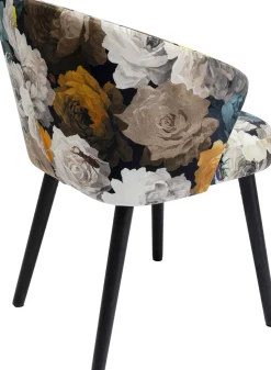 Armlehnstuhl Peony Flower Gelb