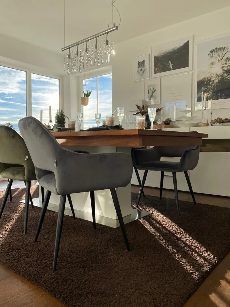 Armlehnstuhl San Francisco Grau