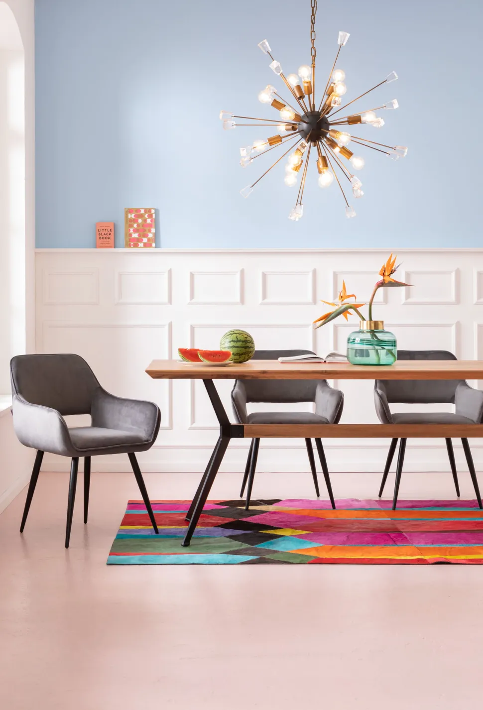 Armlehnstuhl San Francisco Grau