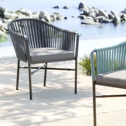 Armlehnstuhl Santanyi Dunkelgrau