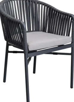 Armlehnstuhl Santanyi Dunkelgrau