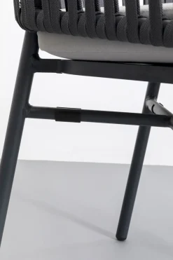 Armlehnstuhl Santanyi Dunkelgrau