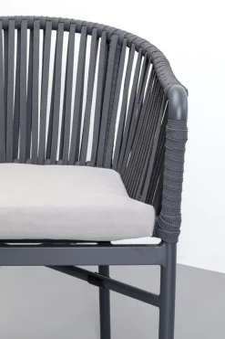 Armlehnstuhl Santanyi Dunkelgrau