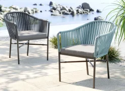 Armlehnstuhl Santanyi Dunkelgrau