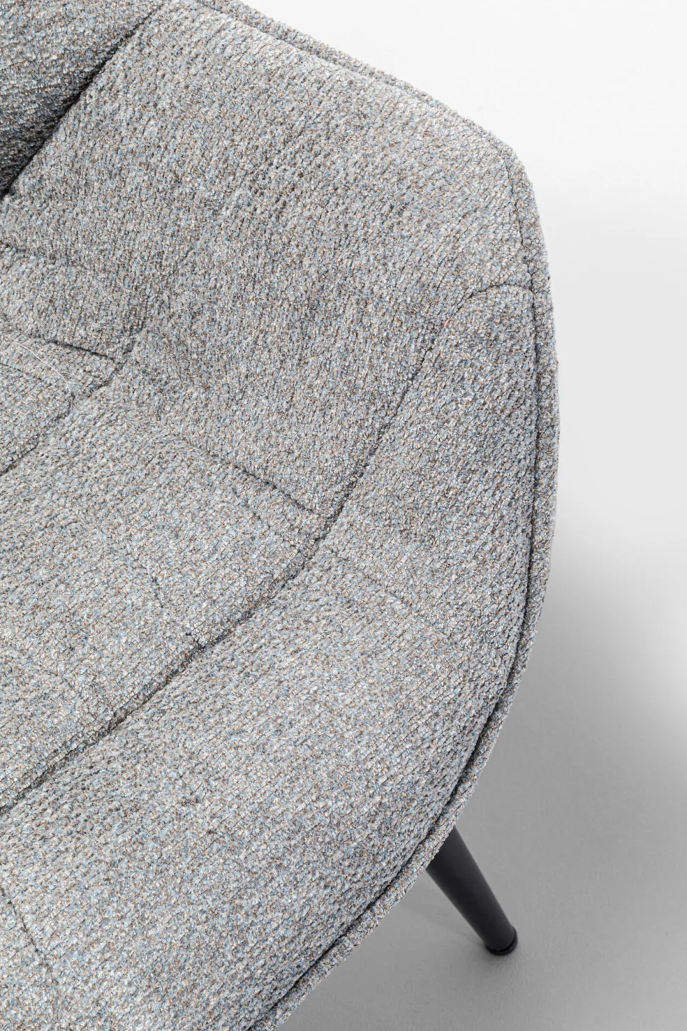 Armlehnstuhl Thelma Melange Grau