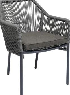 Armlehnstuhl Wave Grau