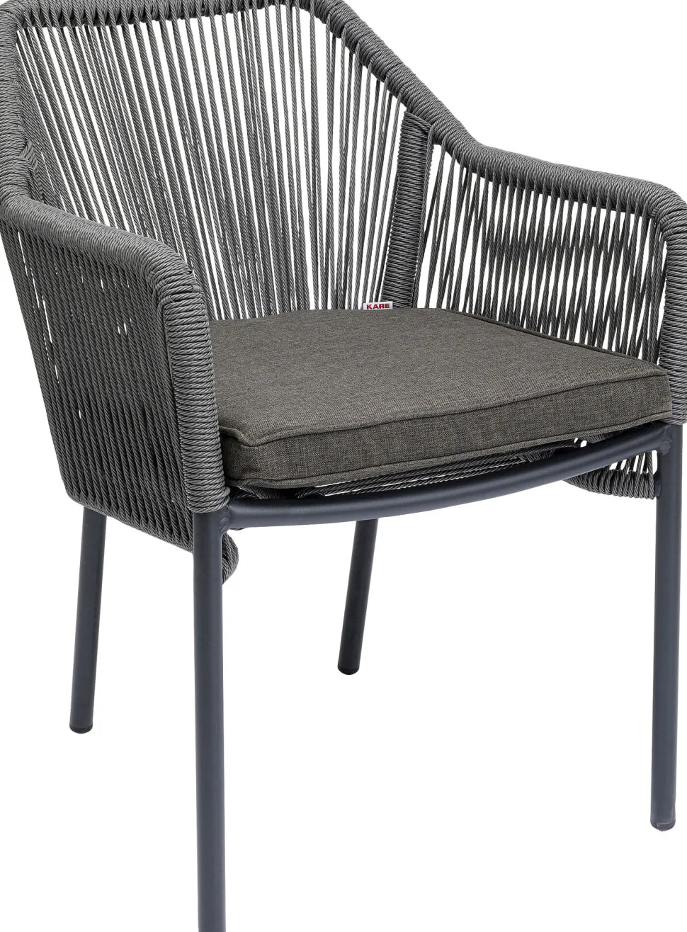 Armlehnstuhl Wave Grau