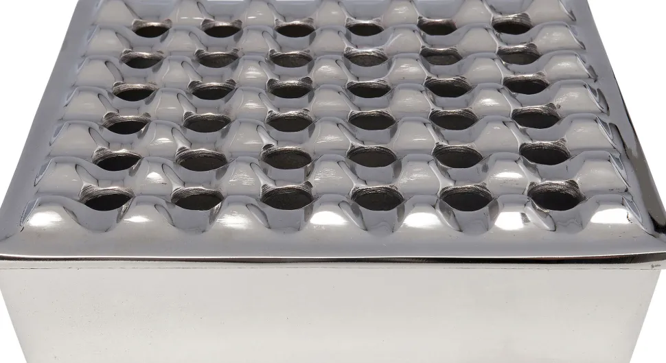 Ascher Soho Square Silber 25x25cm