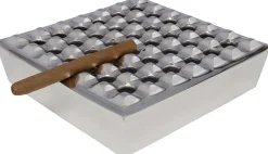 Ascher Soho Square Silber 25x25cm