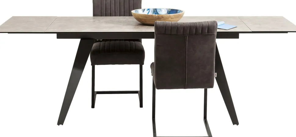 Ausziehtisch Amsterdam Dunkel 160(40+40)x90cm