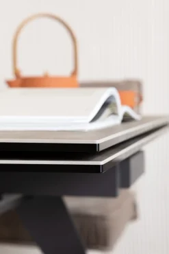 Ausziehtisch Amsterdam Dunkel 200(45+45)x100cm