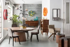 Ausziehtisch Benvenuto Walnut 200(50)x110cm