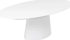 Ausziehtisch Benvenuto Weiß 200(50)x110cm