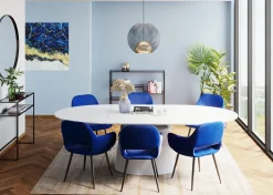 Ausziehtisch Benvenuto Weiß 200(50)x110cm