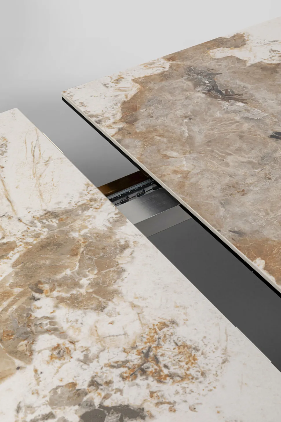 Ausziehtisch Connesso Brass 200(+60)x90cm