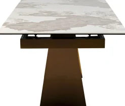 Ausziehtisch Connesso Brass 200(+60)x90cm