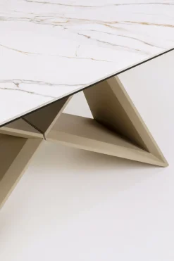 Ausziehtisch Nelly Greige 180(40+40)x90cm