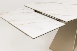 Ausziehtisch Nelly Greige 180(40+40)x90cm