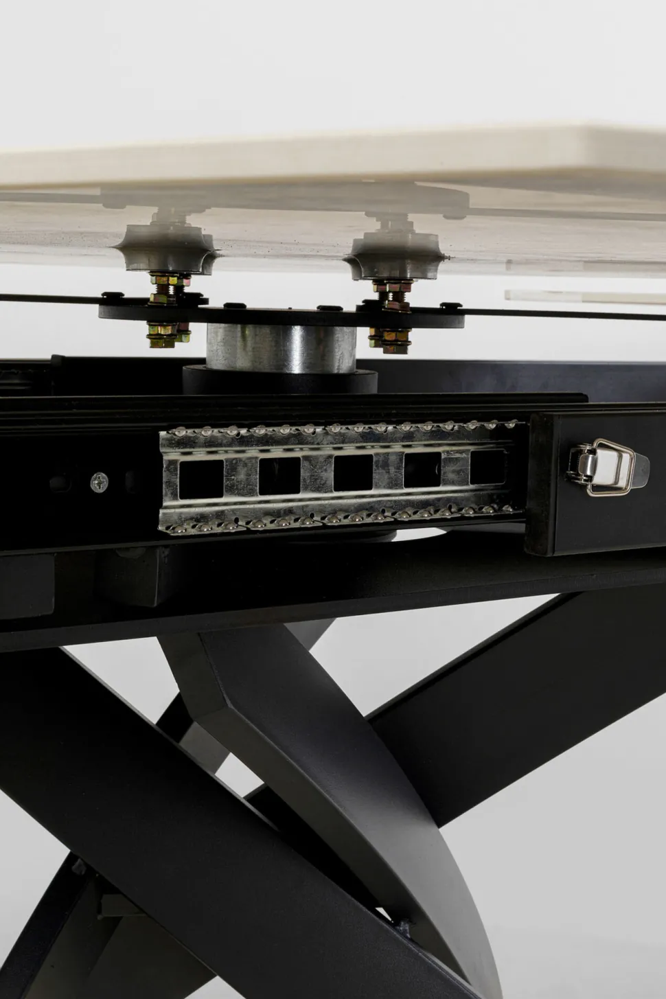 Ausziehtisch Twist Onyx 120(30+30)x90cm