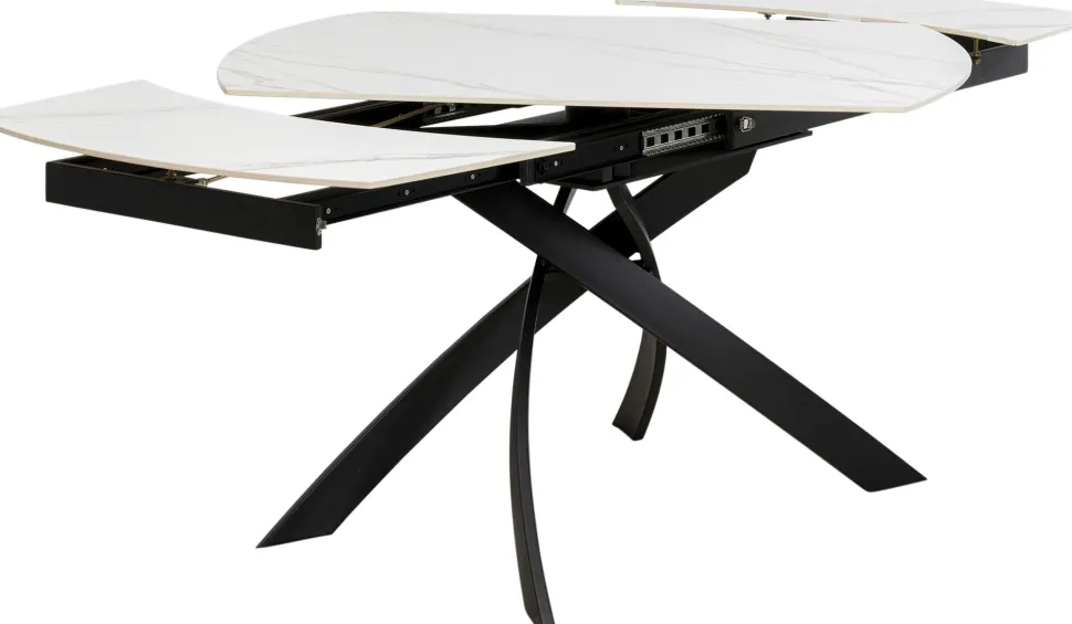 Ausziehtisch Twist Onyx 120(30+30)x90cm