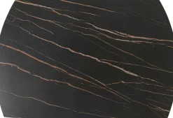 Ausziehtisch Twist Schwarz 120(30+30)x90cm