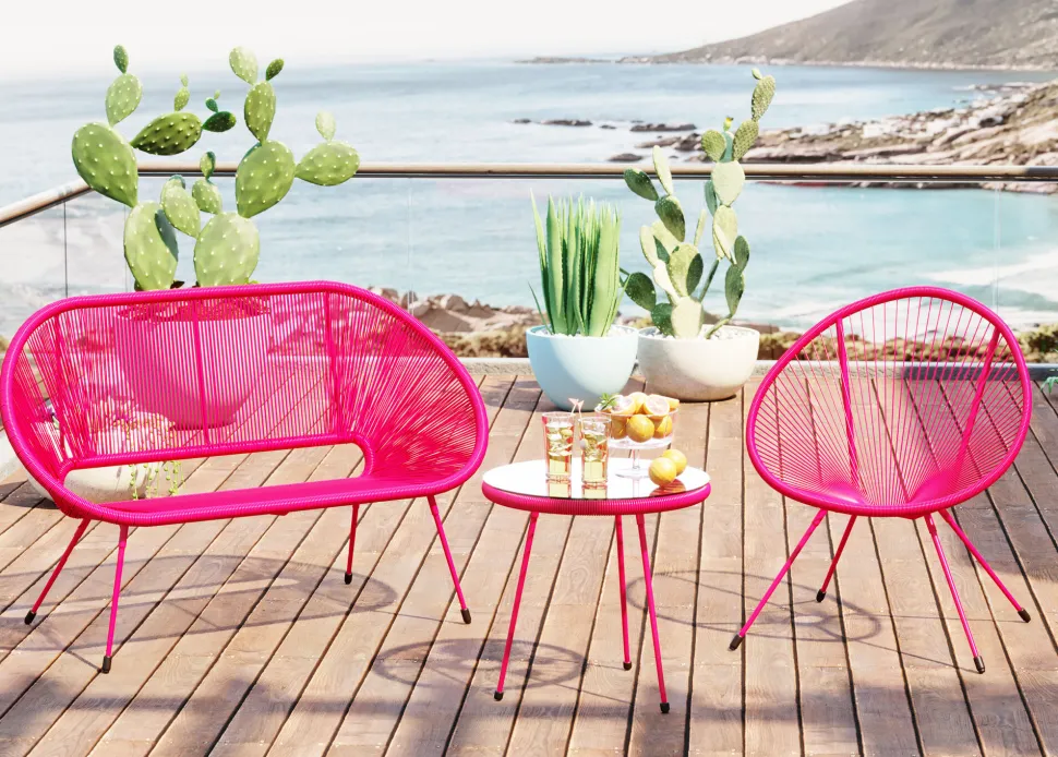 Bank Acapulco Mono Pink