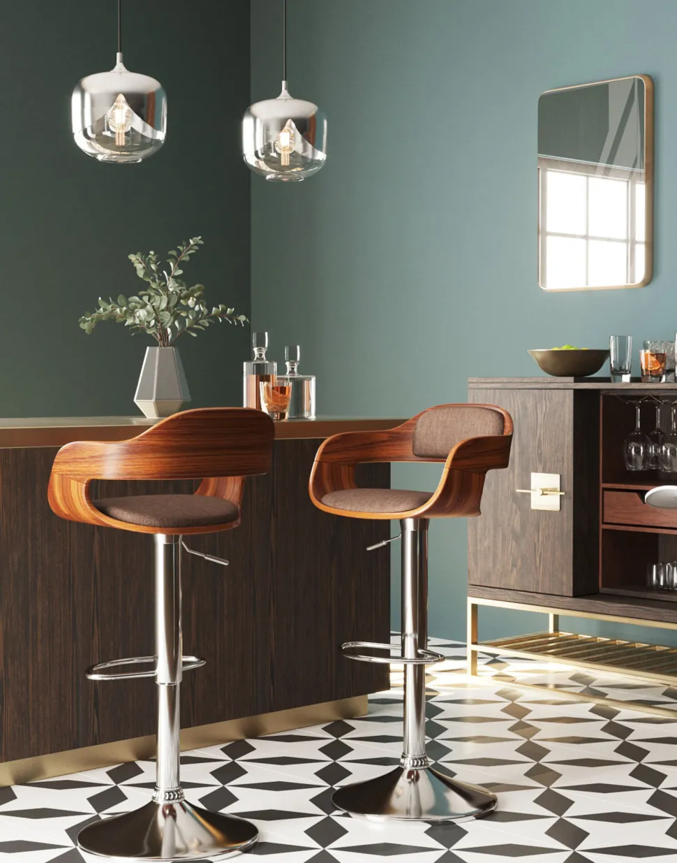 Barhocker Monaco Schoko