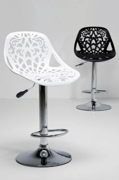 Barhocker Ornament White