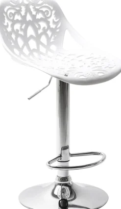 Barhocker Ornament White