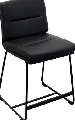 Barstuhl Ginny Schwarz 60cm