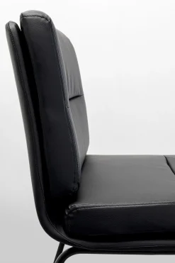 Barstuhl Ginny Schwarz 60cm